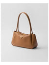 Triangle Logo Medium Shoulder Bag Caramel - PRADA - BALAAN 3