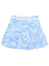 C23MSK003W Camo Double Skirt Blue - CHUCUCHU - BALAAN 2