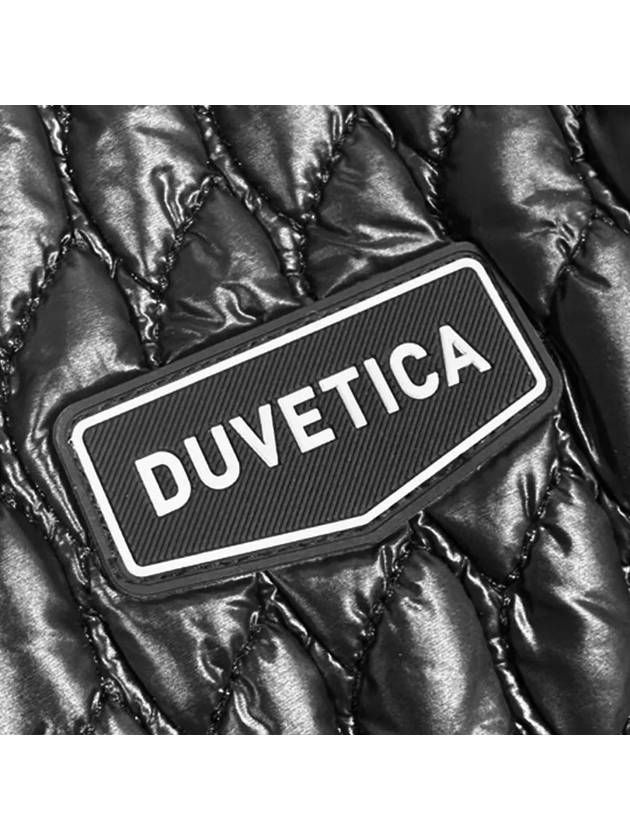 Telemaco Logo Padding Vest Black - DUVETICA - BALAAN 5