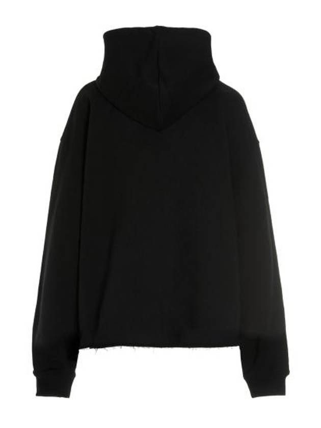 Logo Print Hooded Top Black - MARNI - BALAAN 3