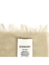 Checked Wool Scarf Green - BURBERRY - BALAAN 6