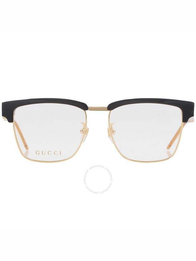 Eyewear Logo Frame Eyeglasses Gold Black - GUCCI - BALAAN 2