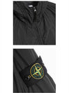 Men's Garment Dyed Crinkle Reps Recycled Nylon Primaloft TC Hooded Jacket Black - STONE ISLAND - BALAAN 6