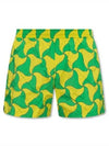 Bottega Veneta Print Tech Triangle Swim Shorts Yellow Green - BOTTEGA VENETA - BALAAN 2