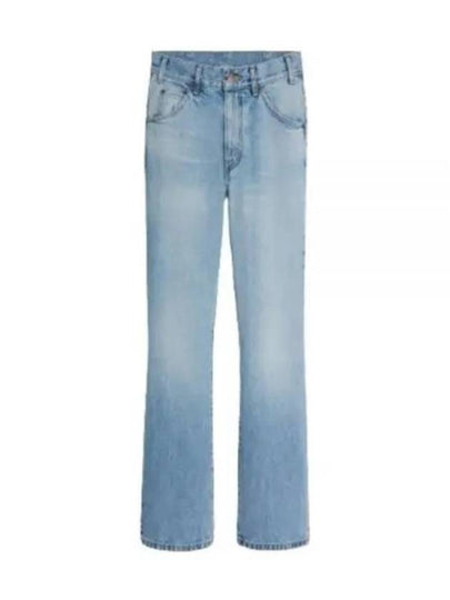 Dylan Eclipse Wash Flared Jeans Blue - CELINE - BALAAN 2