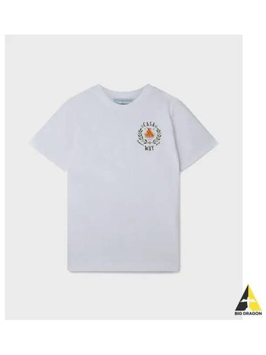 M CASA WAY PRINTED T SHIRT white - CASABLANCA - BALAAN 1