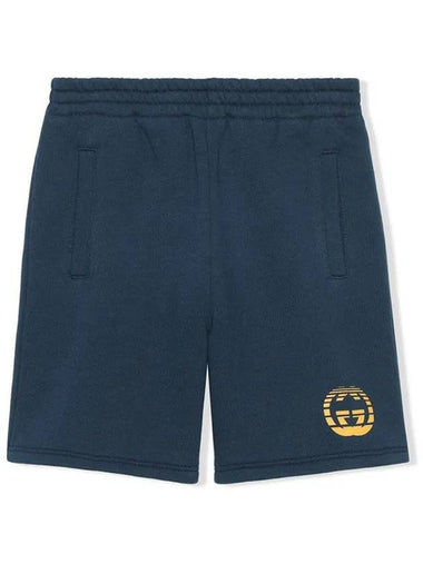 Kids GG Interlocking Shorts 646401 XJC7B 4009 - GUCCI - BALAAN 1