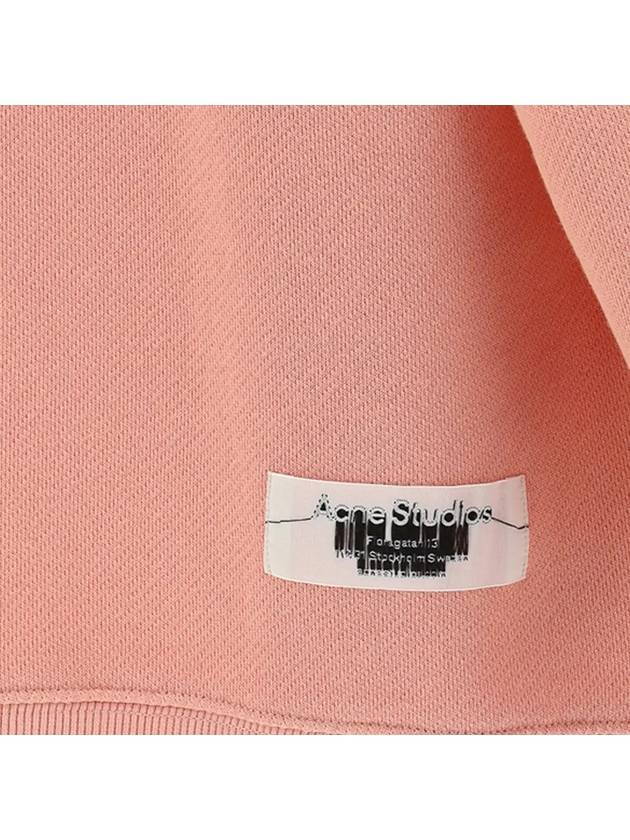 Logo Patch Oversized Fit Sweatshirt Salmon Pink - ACNE STUDIOS - BALAAN 5