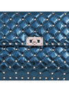 Light Blue Rockstud Spike Large BagNW0B0121CMC - VALENTINO - BALAAN 6