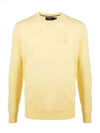 Classic Crew Neck Wool Knit Top Yellow - POLO RALPH LAUREN - BALAAN 2