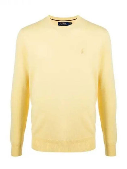 Classic Crew Neck Wool Knit Top Yellow - POLO RALPH LAUREN - BALAAN 2