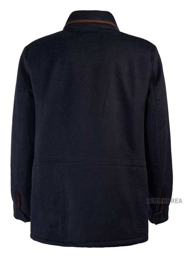 Traveller Cashmere Zip Up Jacket Navy - LORO PIANA - BALAAN 4