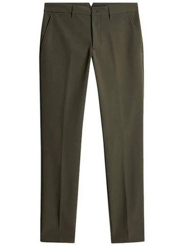 Men s Elote Bonded Fleece Golf Pants Forest Green GMPA11048 M354 - J.LINDEBERG - BALAAN 1