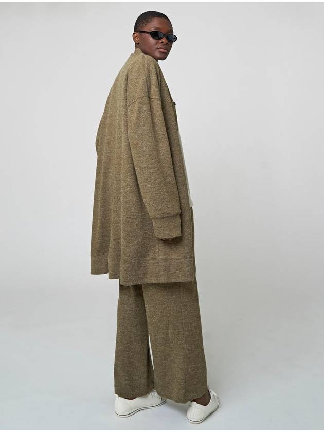 Muffler Long Cardigan Khaki - ATHPLATFORM - BALAAN 7