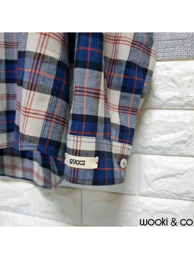 Donald Duck Check Long Sleeve Shirt - GUCCI - BALAAN 5