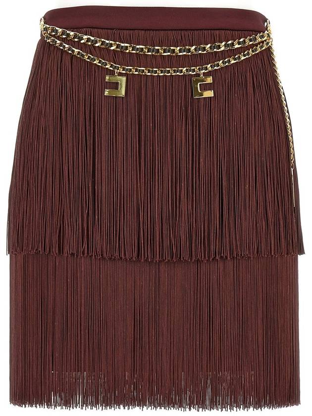 Elisabetta Franchi Fringed Dress - ELISABETTA FRANCHI - BALAAN 4