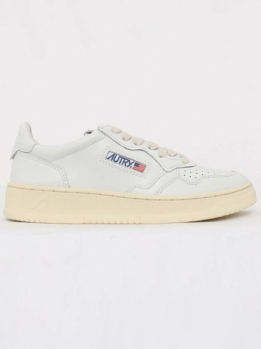 Medalist Leather Low Top Sneakers White - AUTRY - BALAAN 2