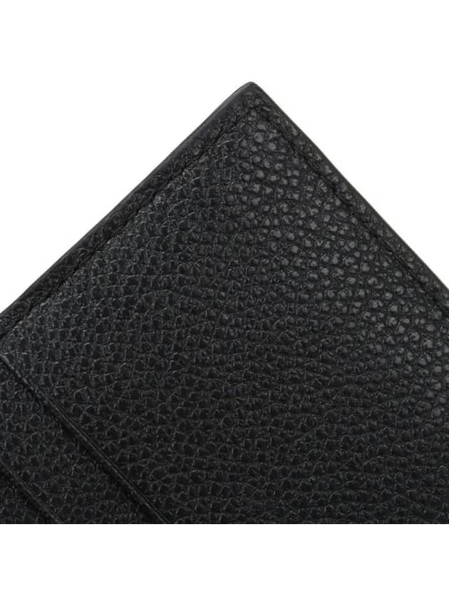 Vitello Triangular Logo Card Wallet Black - PRADA - BALAAN 9