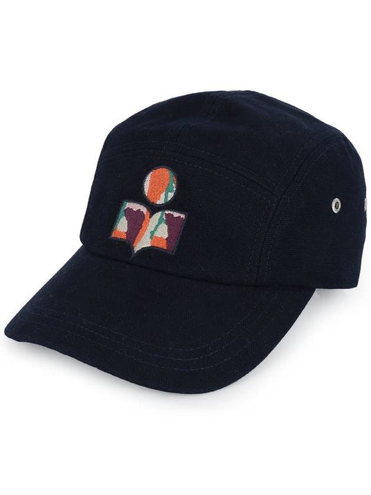 Tyron Embroidered Logo Ball Cap Faded Night - ISABEL MARANT - BALAAN 2