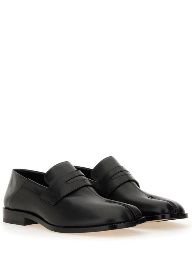 Men's Tabi Leather Loafer Black - MAISON MARGIELA - BALAAN 3