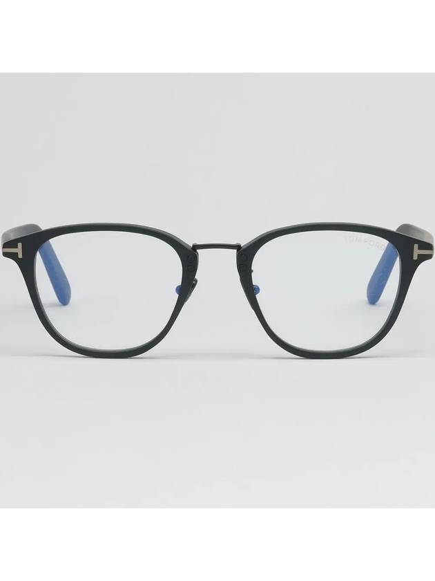 Blue Light Blocking Glasses Frame TF5919DB 002 Men Women Fashion Horned Rim Asian Fit - TOM FORD - BALAAN 3