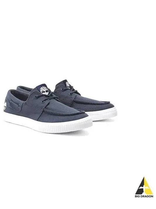 Men s lace up low canvas navy TB0A2NWAEP41 - TIMBERLAND - BALAAN 1