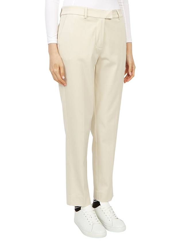 Women's Lux 4 Way Stretch Twill Straight Pants Beige - G/FORE - BALAAN 4