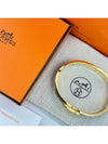 Clic HH Bracelet Gold Noir Mat - HERMES - BALAAN 6