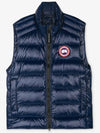 Crofton Logo Patch Padding Vest Atlantic Navy - CANADA GOOSE - BALAAN 3