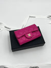 Classic Snap Caviar Card Holder Pink Gold Plated - CHANEL - BALAAN 2