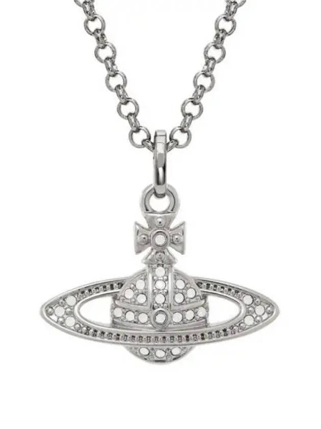 Mini Bas Relief Pendant Necklace Silver - VIVIENNE WESTWOOD - BALAAN 2