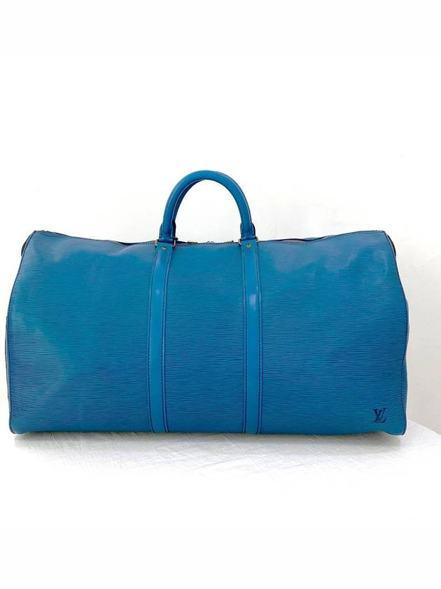 Epi Blue 50 Boston Travel Bag - LOUIS VUITTON - BALAAN 4