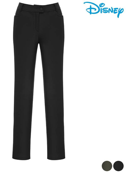 Women s simple straight fit brushed long pants DN4LPA037 - DISNEY GOLF - BALAAN 2