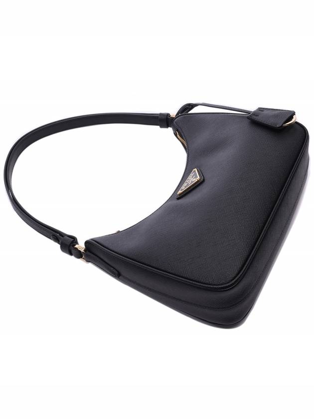 Re-Edition Saffiano Leather Mini Bag Black - PRADA - BALAAN 6