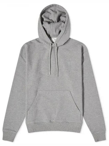 Mini Heart Logo Hoodie Heather Grey - AMI - BALAAN 1