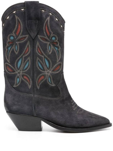 Duerto Cowboy Middle Boots Black - ISABEL MARANT - BALAAN 1