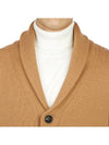 Men's Button Wool Cardigan Brown - DRUMOHR - BALAAN 7