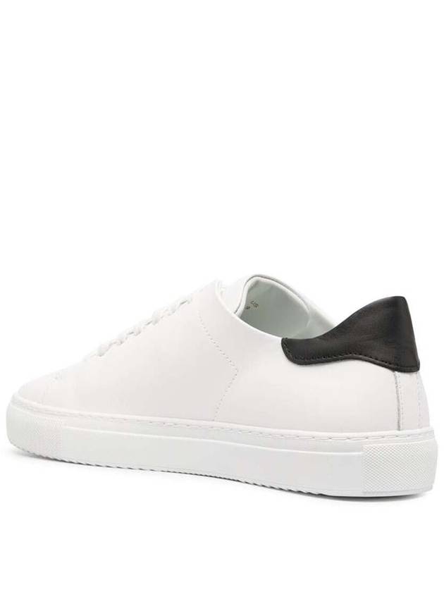 'Clean 90 Contrast' White Low Top Sneakers With Laminated Logo In Leather Man - AXEL ARIGATO - BALAAN 3