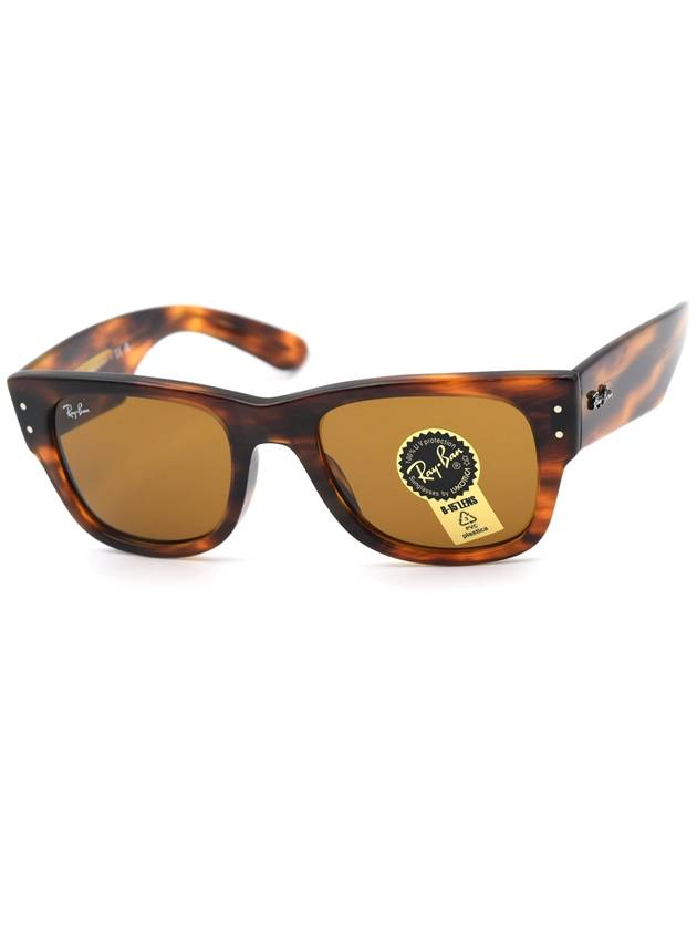 Eyewear Mega Wayfarer Square Sunglasses Brown - RAY-BAN - BALAAN 2