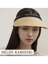 Bianca Visor Hat Natural Black Logo - HELEN KAMINSKI - BALAAN 2