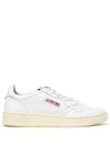 Men's Medalist Leather Low Top Sneakers White - AUTRY - BALAAN 2