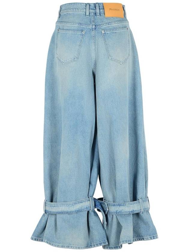 JW Anderson 'Buckled' Light Blue Denim Jeans - JW ANDERSON - BALAAN 3