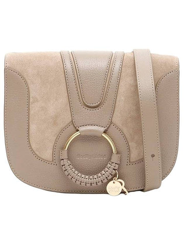 Hana Suede Cross Bag Morty Grey - CHLOE - BALAAN 1