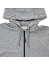 Light Fleece Hooded Zip-Up Gray - CP COMPANY - BALAAN 8