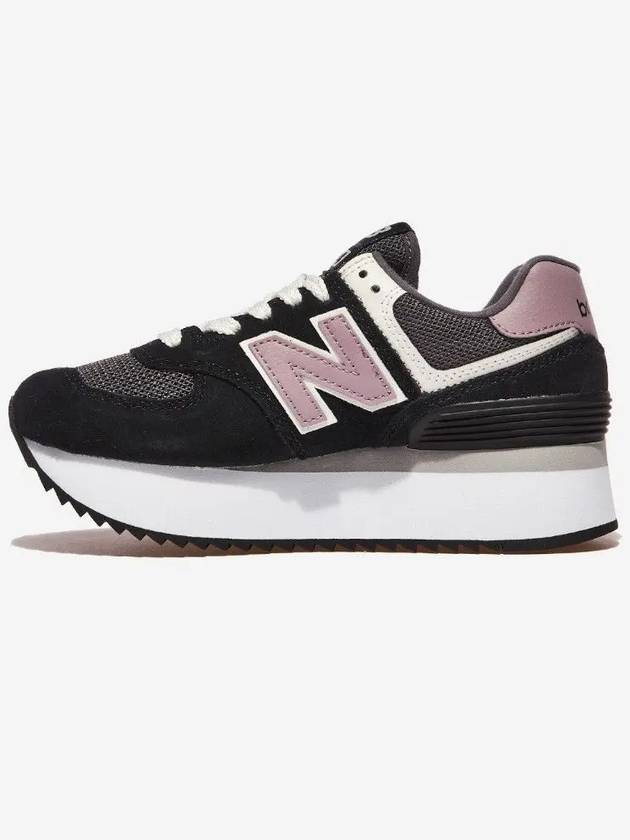 574+ Low Top Sneakers Black Pink - NEW BALANCE - BALAAN 6