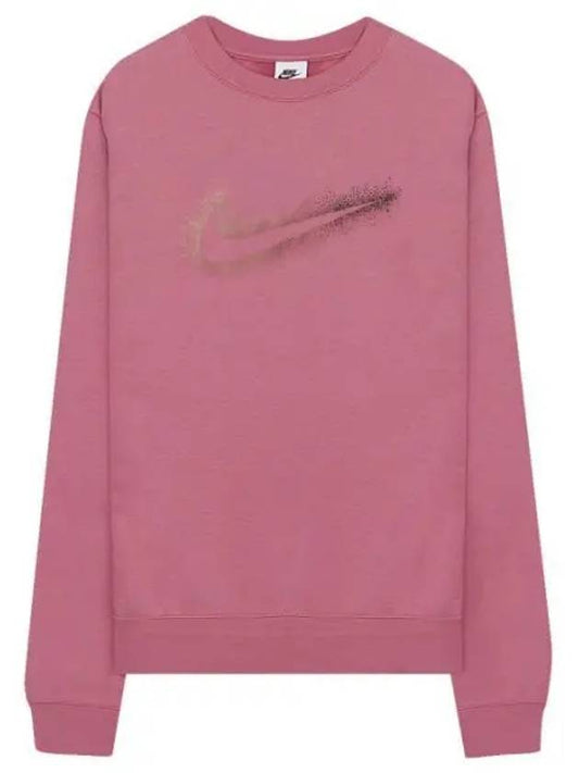 Sportswear Stardust Graphic Crew Sweatshirt Pink - NIKE - BALAAN 1