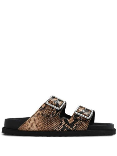 Birkenstock Snakeskin Effect Arizona Sandals Shoes - BIRKENSTOCK - BALAAN 1