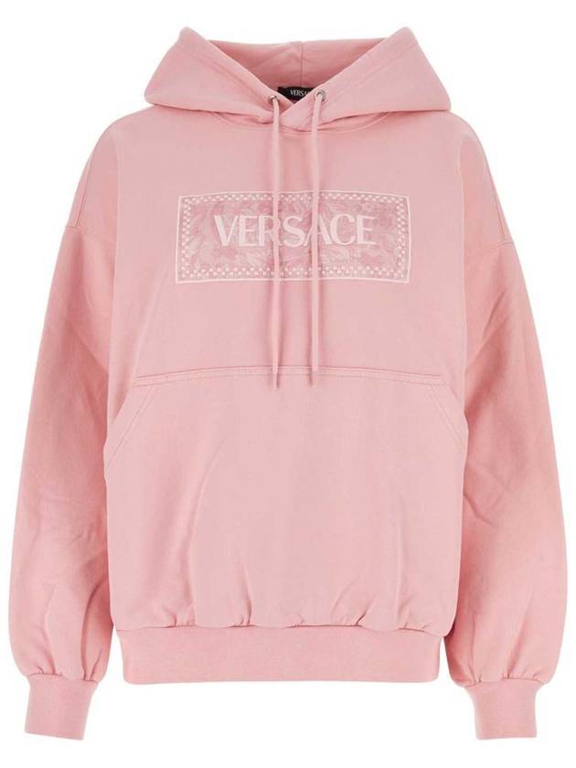 Hooded Sweatshirt 10135971A10132 1PR20 Pink - VERSACE - BALAAN 2