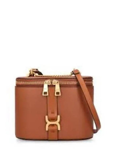 Marcie Vanity Mini Chain Grained Leather Cross Bag Brown - CHLOE - BALAAN 2