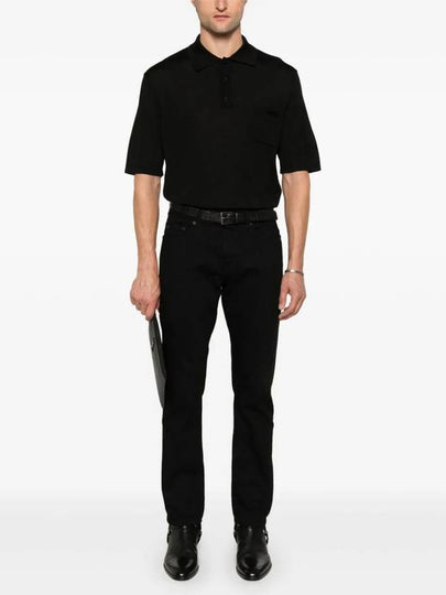 Saint Laurent  T-shirts and Polos Black - SAINT LAURENT - BALAAN 2